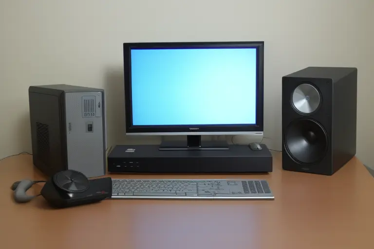 My fake AI computer setup.